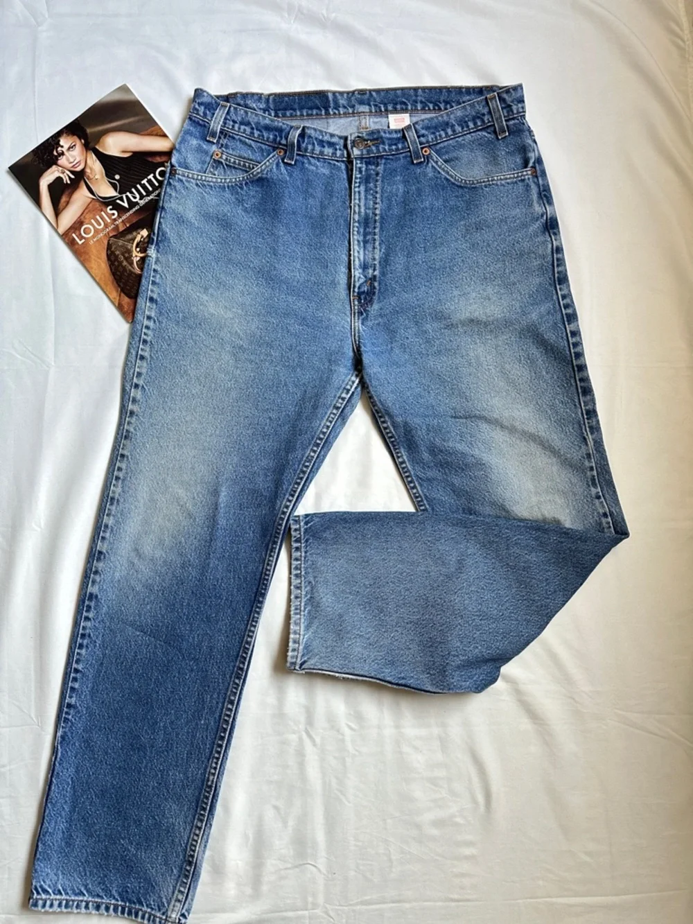 Vintage Levi's 505 Regular Fit Light Blue Jeans - Picture 6 of 12